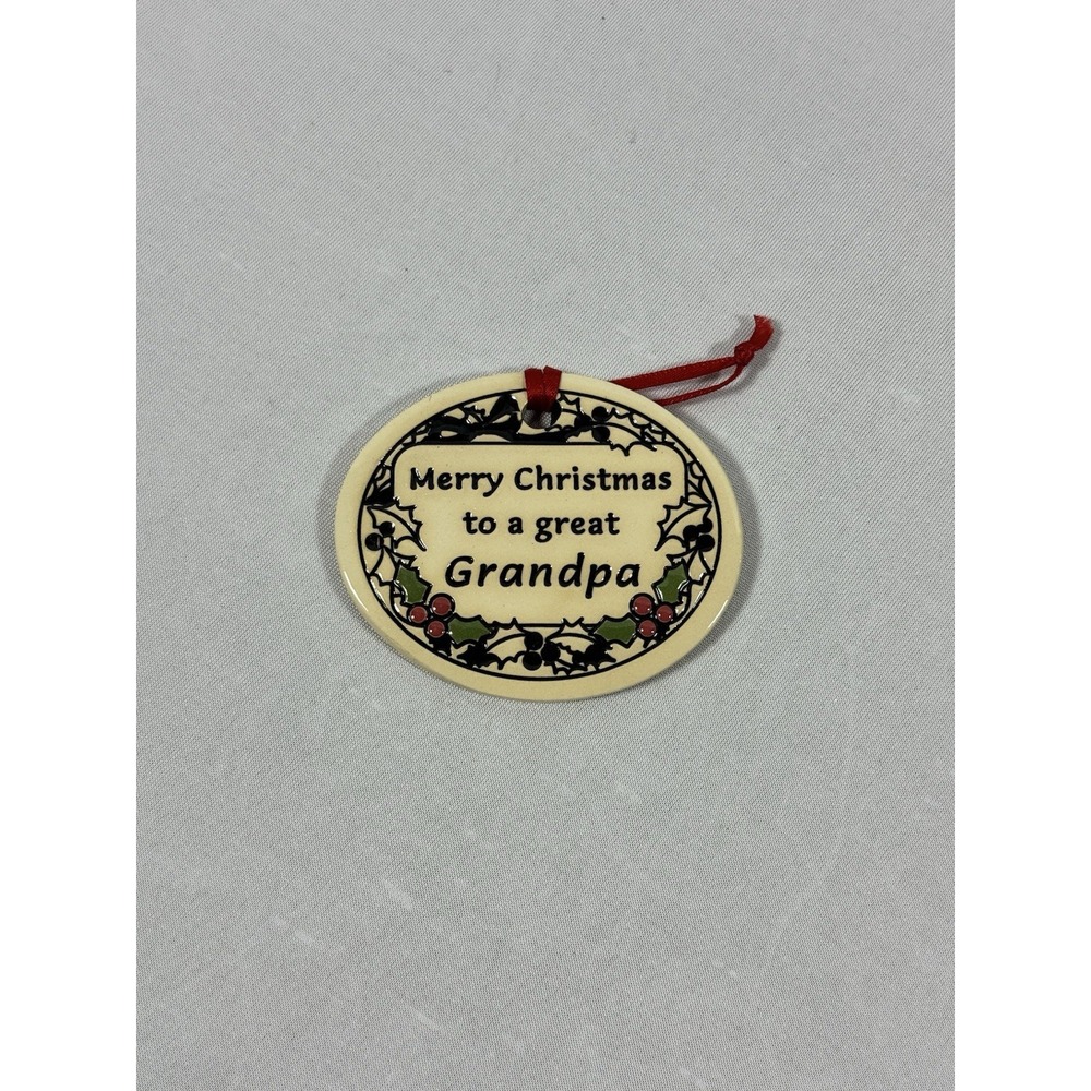 Trinity Pottery Grandpa Ornament No. 22313